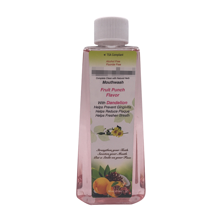 90 ml Deep clean refresh oral care sugar free mouthwash teeth liquid mouthwash
