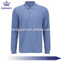 Groothandel droog fit golfshirt met lange mouwen