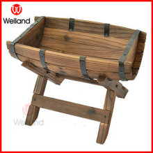 Raised Barrel Garden Beds Kitchen Salad Herbs Planting