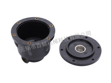 Molded plastic industrial assembly components