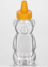 plastic honey jar