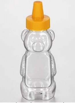 plastic honey jar