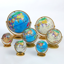 Interactive Plastic World Globe: A Geographical Teaching Tool and Desktop Spin Globe
