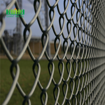 black chain link fence