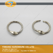 School and office nickel plated binder rings for notebook