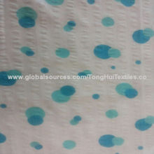 Polyester cotton plisse fabric for dress use