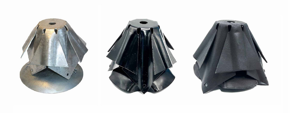 Bővülő mellszobor horgony fekete festés 8 módon