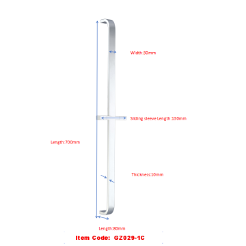 Doccia a forma di piatto quadrato con arco a forma di arco