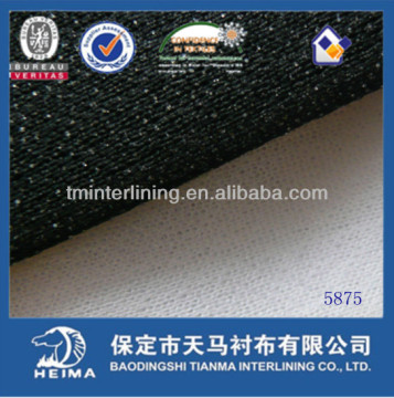 circular knitted interlining fusible interlining woven interlining