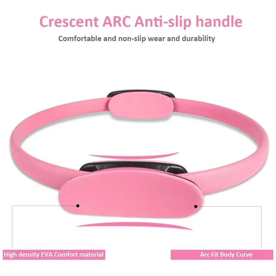 Crescent Magic Support Yoga Exercise Training Circle Handles Resistance