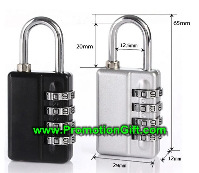 4 Digit Combination Lock with Master Key