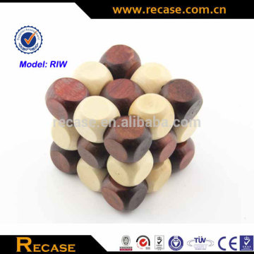 Novelty Gift Cube Wood Puzzle Cube Promotion Puzzle Cube