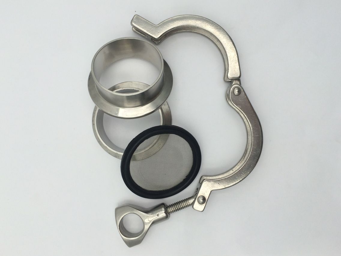 Gasket With Screen Mesh Silicon EPDM Tri-clamp Ferrule Set