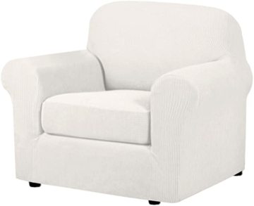 2-Pieces Armchair Slipcovers Furniture Protector Cover