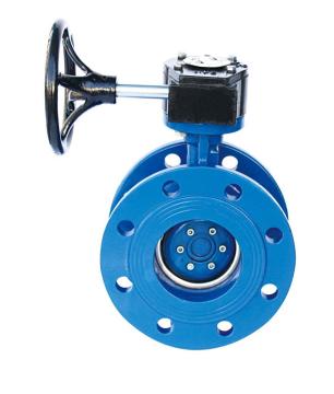 BS Double Eccentric Flanged Butterfly Valve