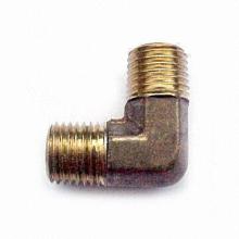 Forged Brass Elbow, 1/4-inch MIP x 1/4-inch MIP
