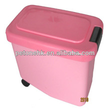 dog food hard plastic container