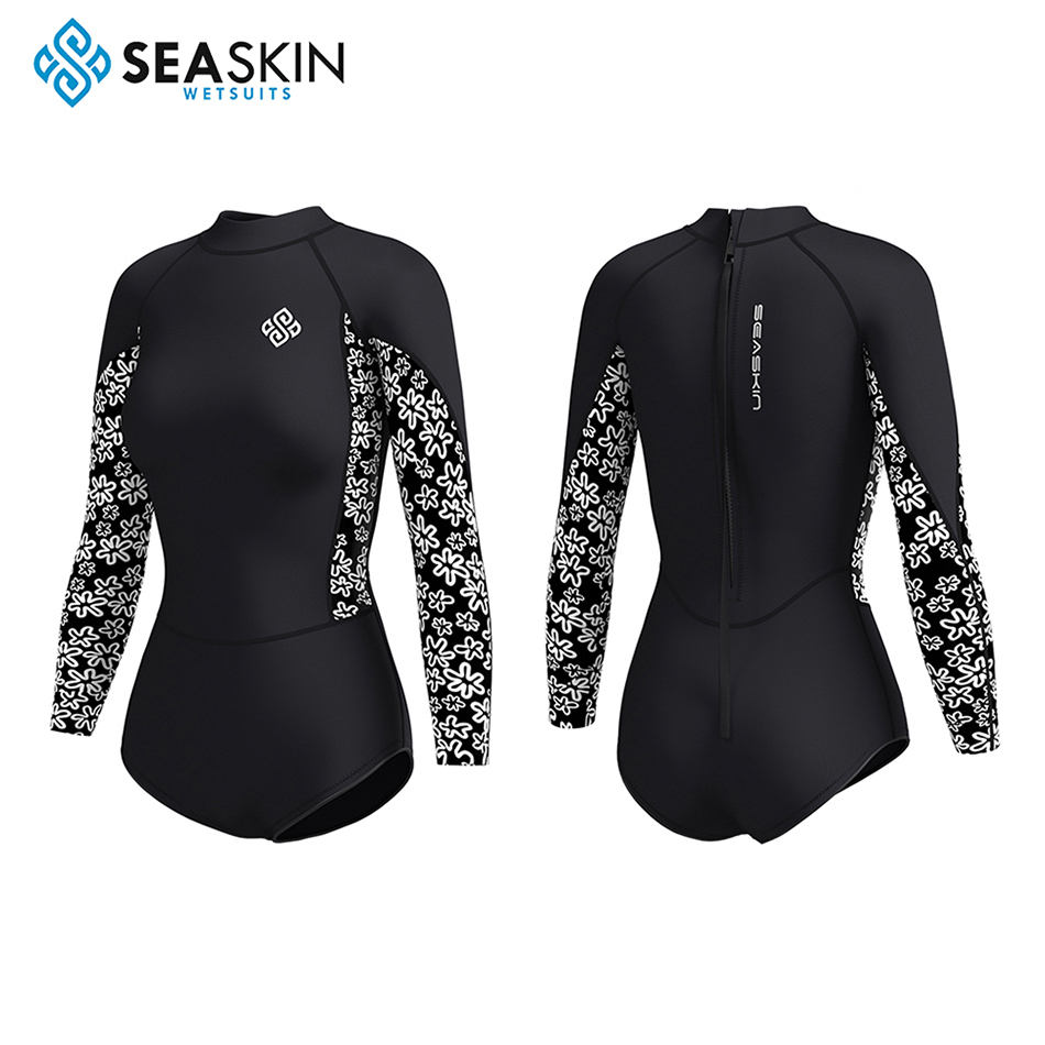 Seaskin Neoprene 2mm Lengan Panjang Bikini Surfing Wetsuit