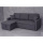 Fabric Sofa Bed With Chaise Lounge With Storage