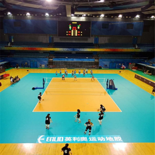 Revêtement de sol de volleyball intérieur RECOMMANDÉ FIVB