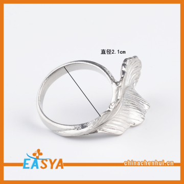 Fashion Silver Leaf  Finger Ring Wholesale