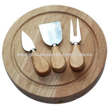 Folding wooden cheese box