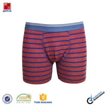 Wholesale Comfortable Cotton Boxer Short Men Underwear /Stripe Printed Men Boxer Briefs