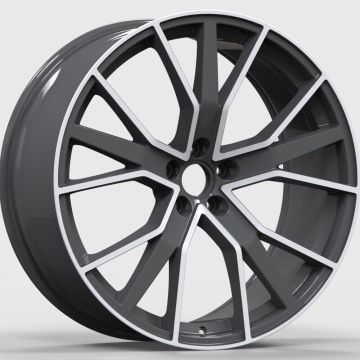 Alloy Custom Audi Wheel 22x.5 Black Polished