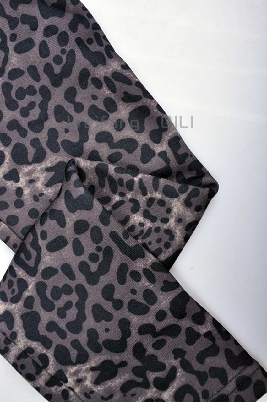 leopard design fleece