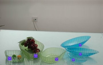 coloured gorgeous glass vase