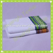 100% cotton colorful striped bath towels