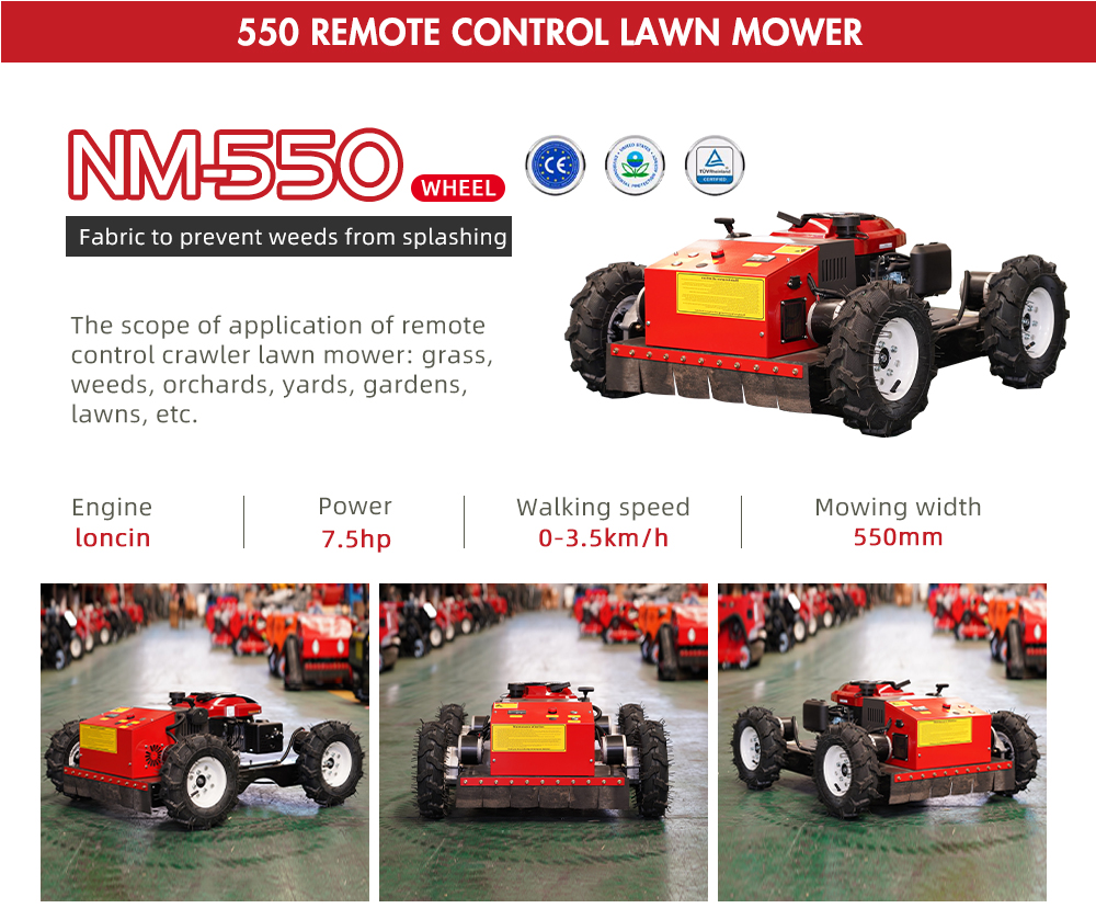 09 Crawler Wheel Type Remote Control Mower