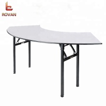 Serpentine Curved Banquet Table: Bending Shape Foldable Dining Table