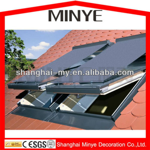 aluminum skylight roof glass window with sunshade screen
