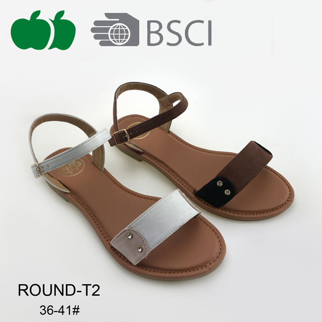 Fashion Latest Summer Comfortable Pu Sandals