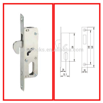zamark hook bolt aluminum door lock with oval cylinder