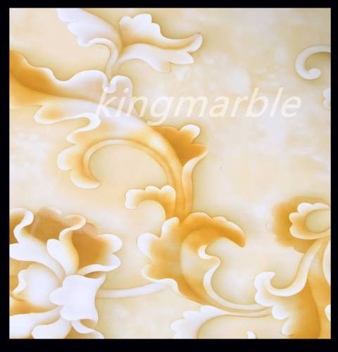 Lembaran dinding Marble Imitasi PVC PVC untuk hiasan bilik mandi