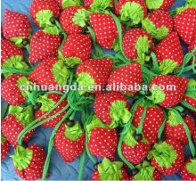 Strawberry shape foldable nylon Bag