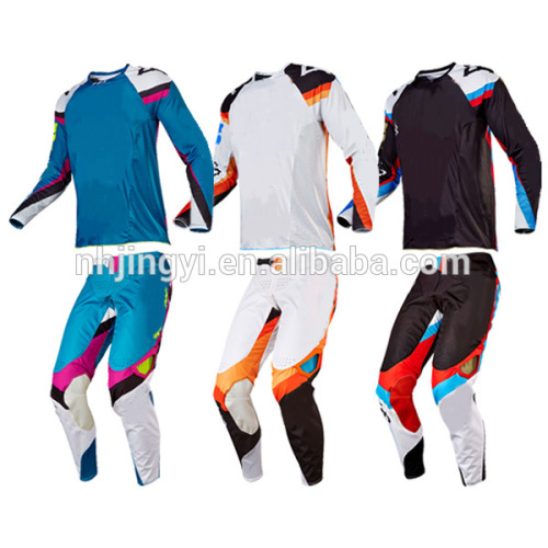 2018 new model motocross gear fox motorcycle long sleeve jersey and pants set