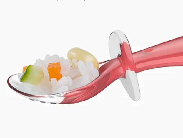 Short-handled silicone spoon Short-handled silicone spoon