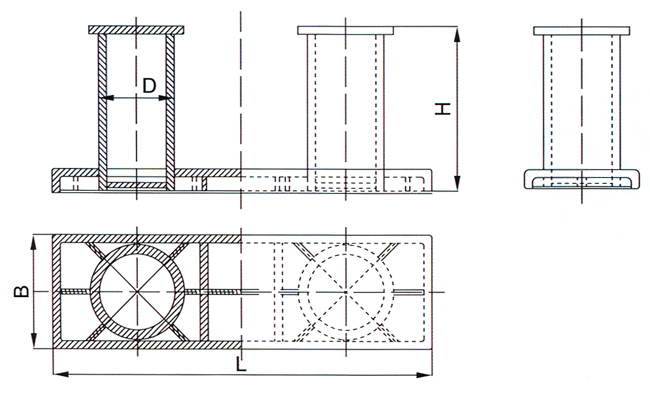 Marine bollard type A