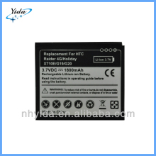 High Quality Cell Phone Battery For HTC G20 3.7V 1800mah