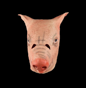 Latex pig mask