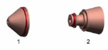 Hifocus 360i Plasma Electrode And Nozzle