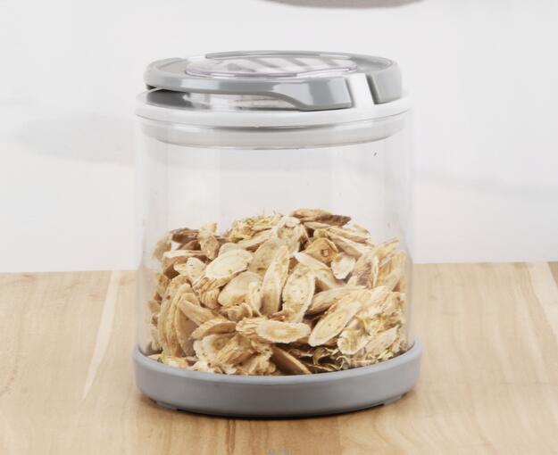 Hot sell eco-friendly food grade plastic canister sets coffee bean tea storage jar