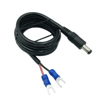 DC5.5*2.1 Connector Male to U-Type Terminal Line Test Line Connecting Fork 2-4Smm 0.75 Square Full Copper Bold