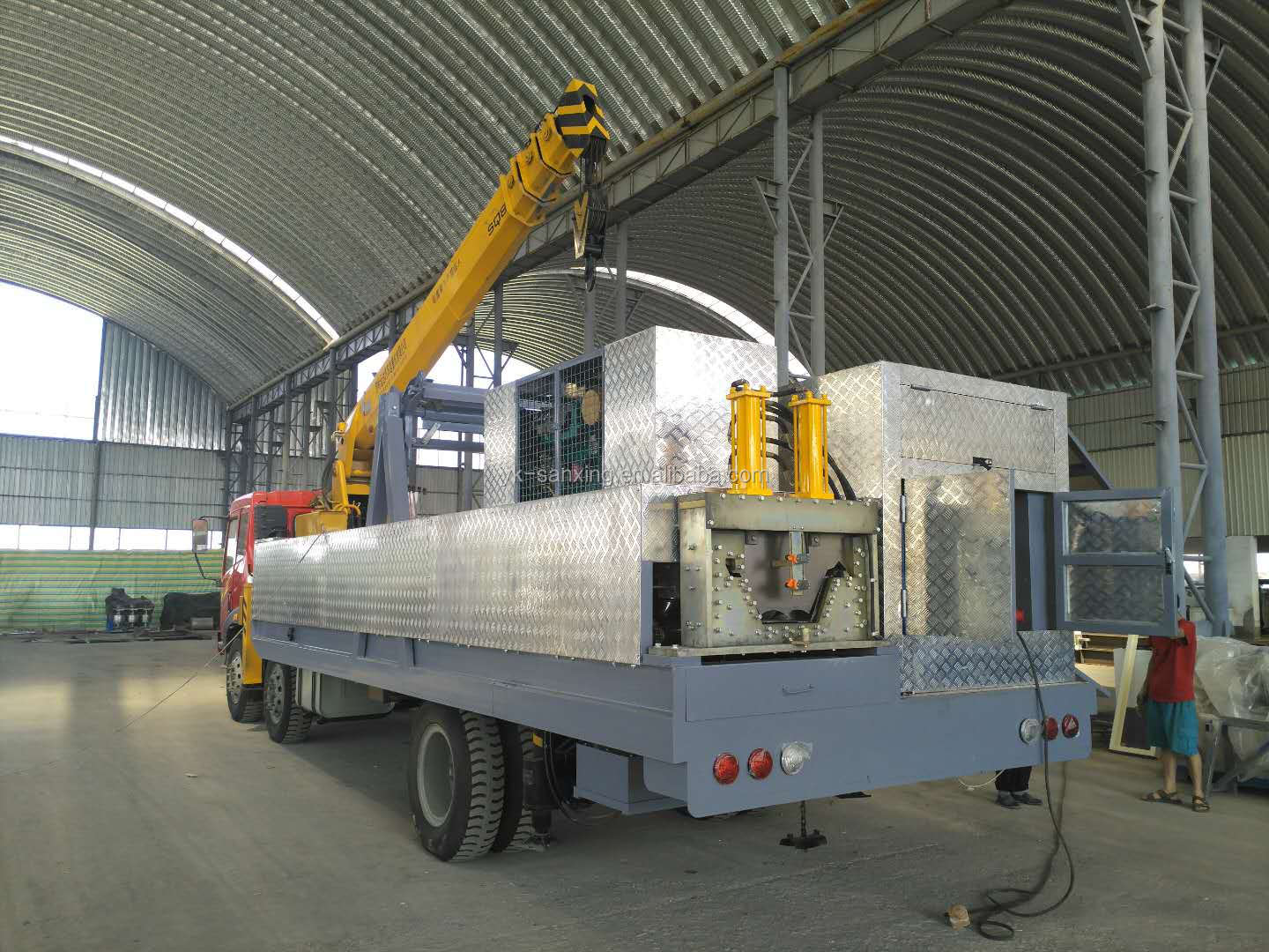 SANXING K Qspan SUBM240 SX-914-610  arch roof forming machine vertical type roof building machine