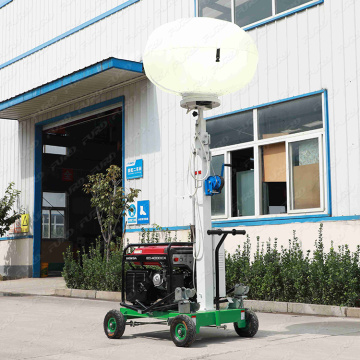 Seiko construye una torre de luz de globo de mástil inflable de 5 m