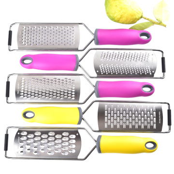 premium stainless steel manual grater cheese kitchen zester