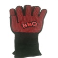 Hoge-temperatuur resistente BBQ-handschoenen siliconen gecoat